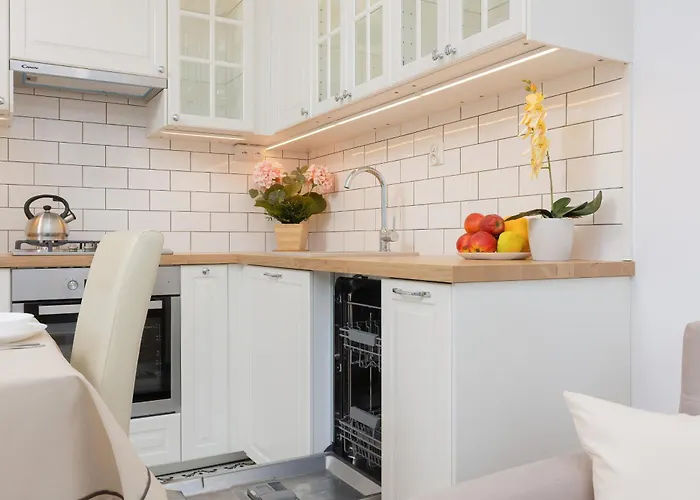Apartman Bright Srodmiescie By Renters Varsó